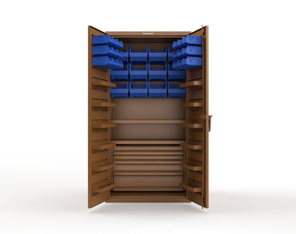 Brown (RAL 8008) / Blue (RAL 5001)