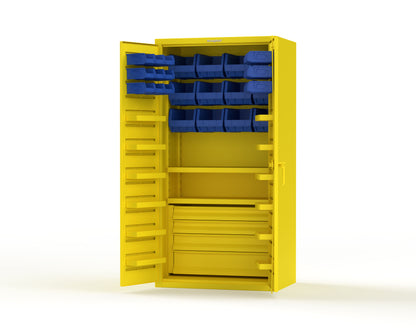 Yellow (RAL 1021) / Blue (RAL 5001)