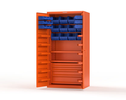 Orange (RAL 2009) / Blue (RAL 5001)