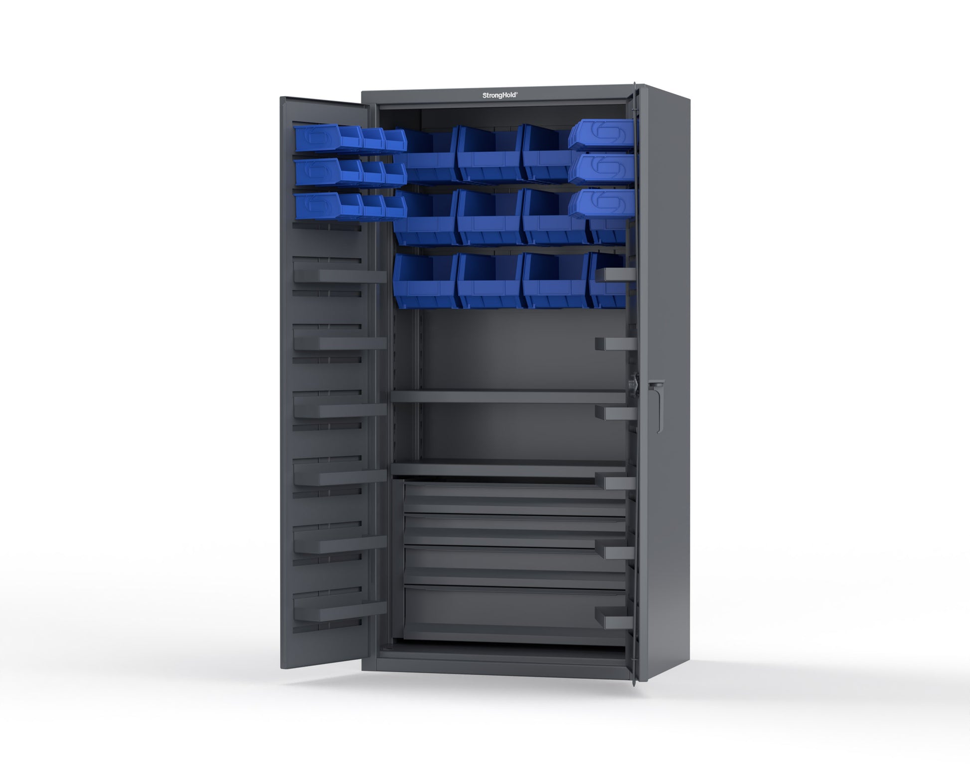 Dark Gray (RAL 7024) / Blue (RAL 5001)