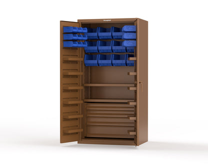 Brown (RAL 8008) / Blue (RAL 5001)