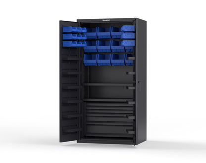 Black (RAL 9005) / Blue (RAL 5001)