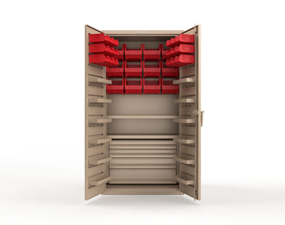 Beige (RAL 1019) / Red (RAL 3001)