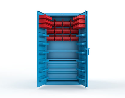 Light Blue (RAL 5012) / Red (RAL 3001)