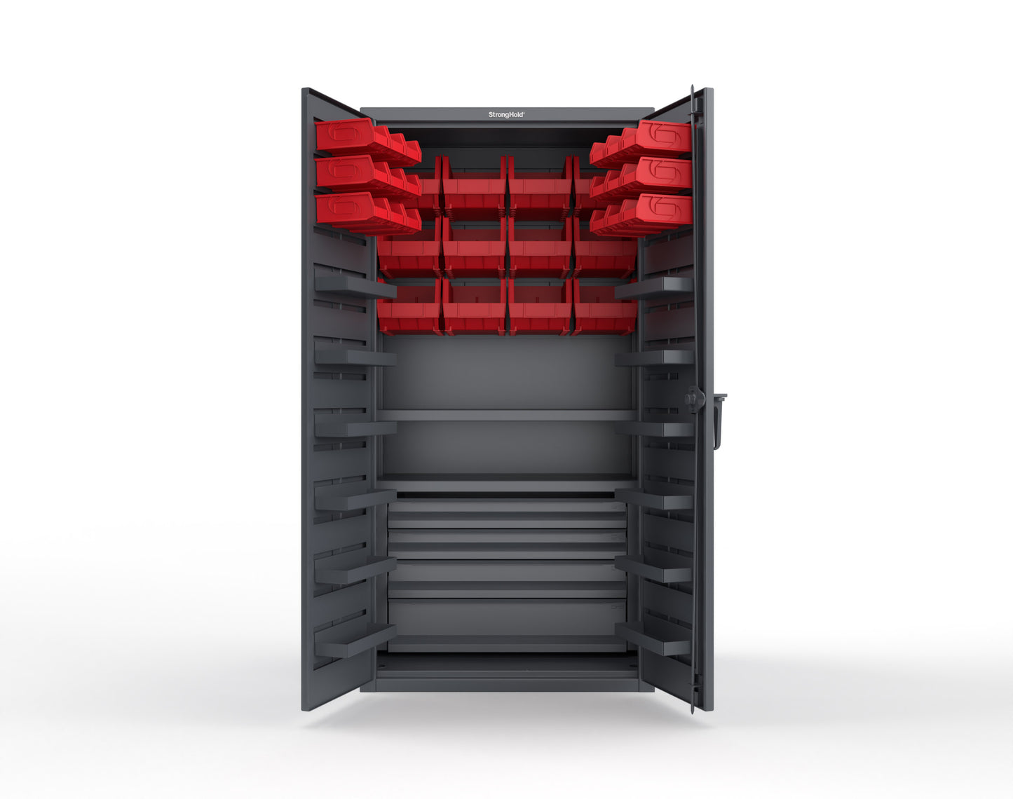 Dark Gray (RAL 7024) / Red (RAL 3001)