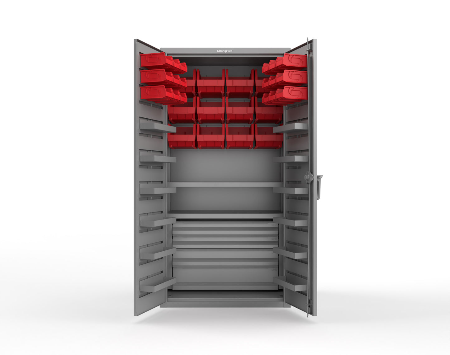 Dusty Gray (RAL 7037) / Red (RAL 3001)