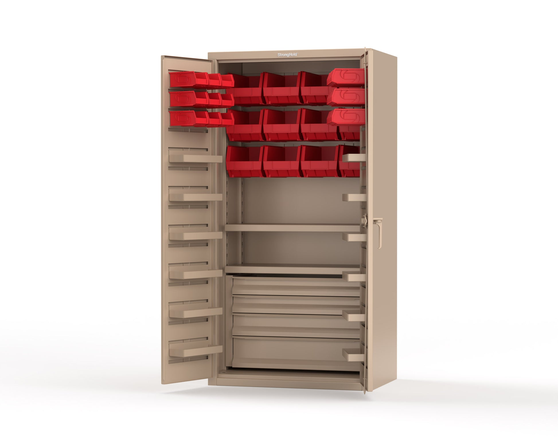 Beige (RAL 1019) / Red (RAL 3001)