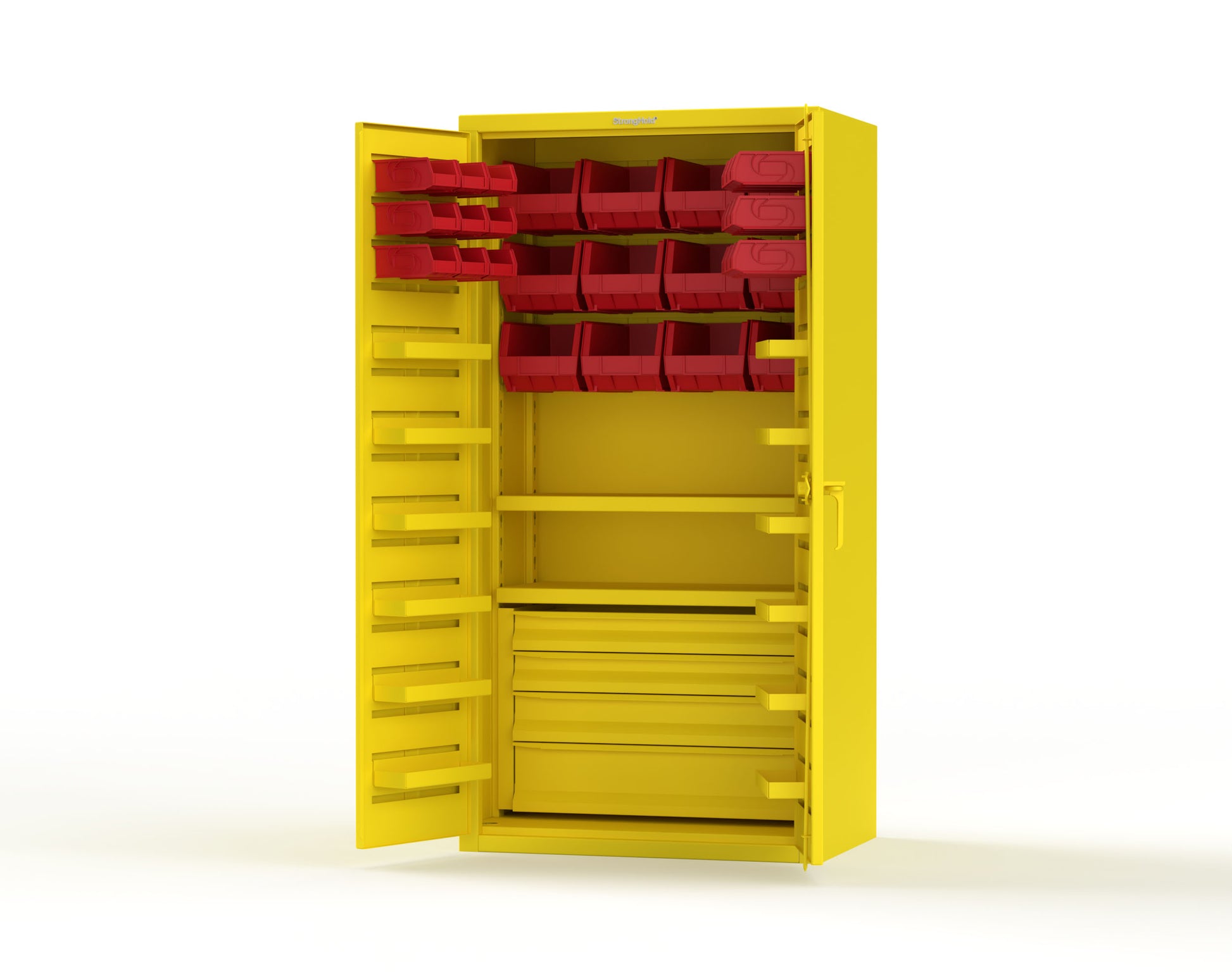 Yellow (RAL 1021) / Red (RAL 3001)