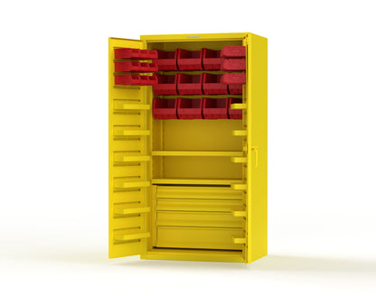 Yellow (RAL 1021) / Red (RAL 3001)