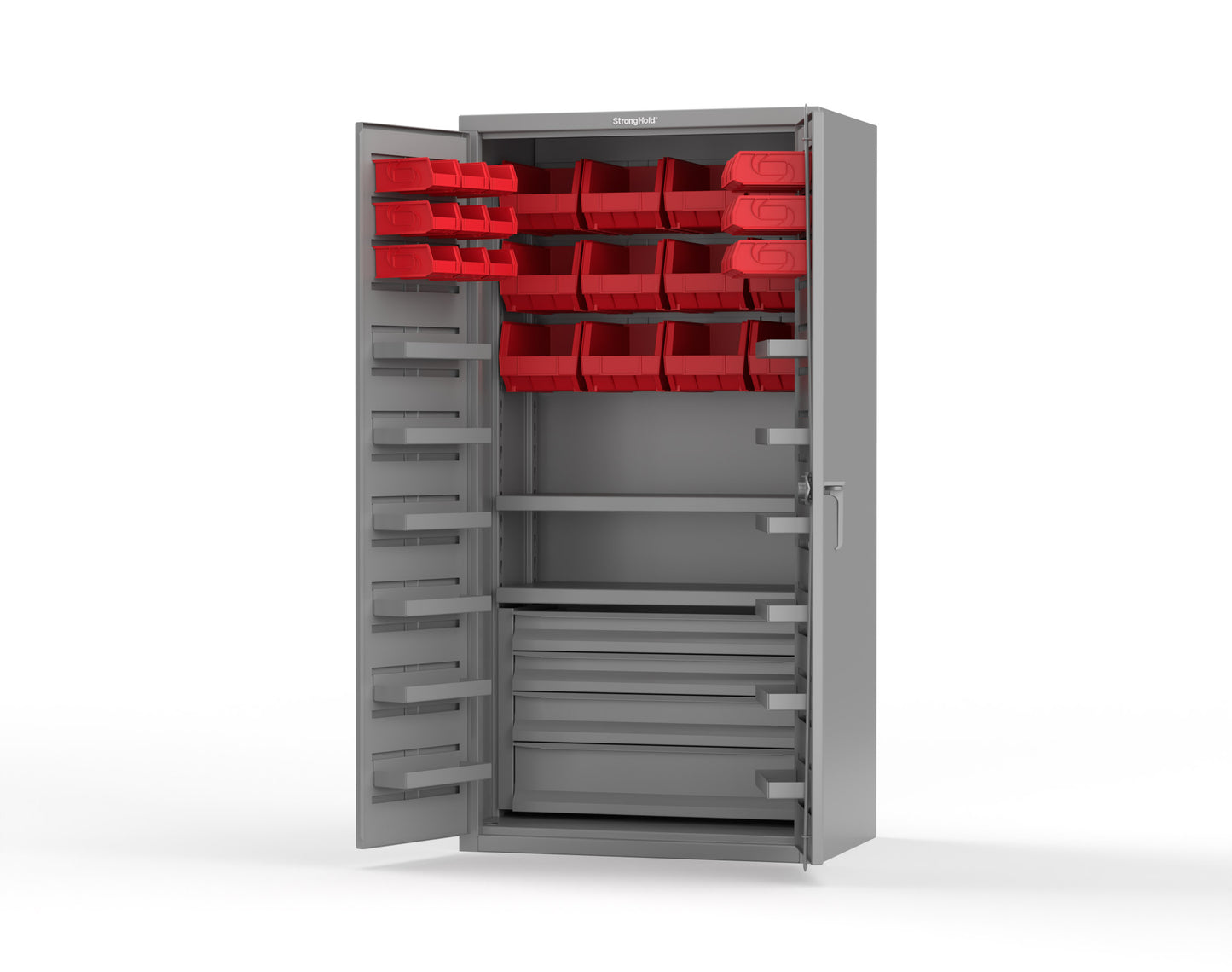 Dusty Gray (RAL 7037) / Red (RAL 3001)