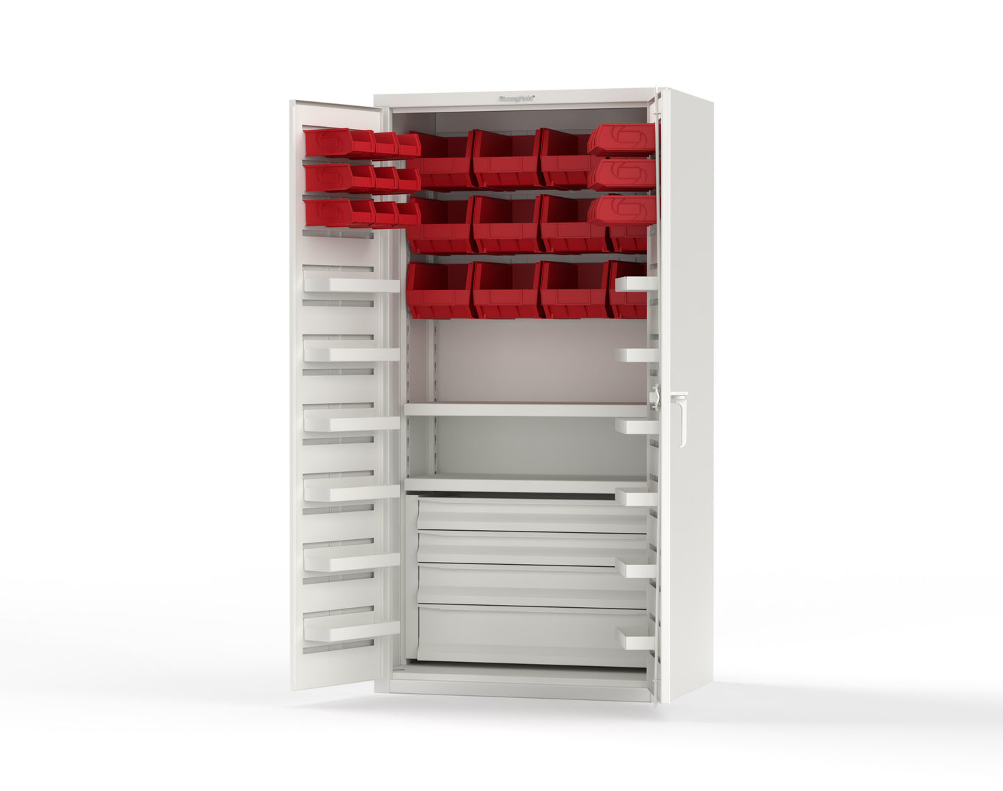 White (RAL 9003) / Red (RAL 3001)