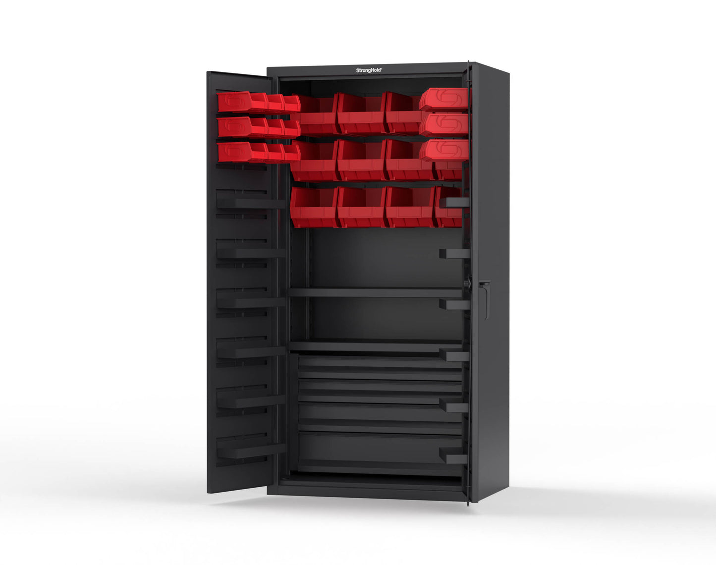 Black (RAL 9005) / Red (RAL 3001)