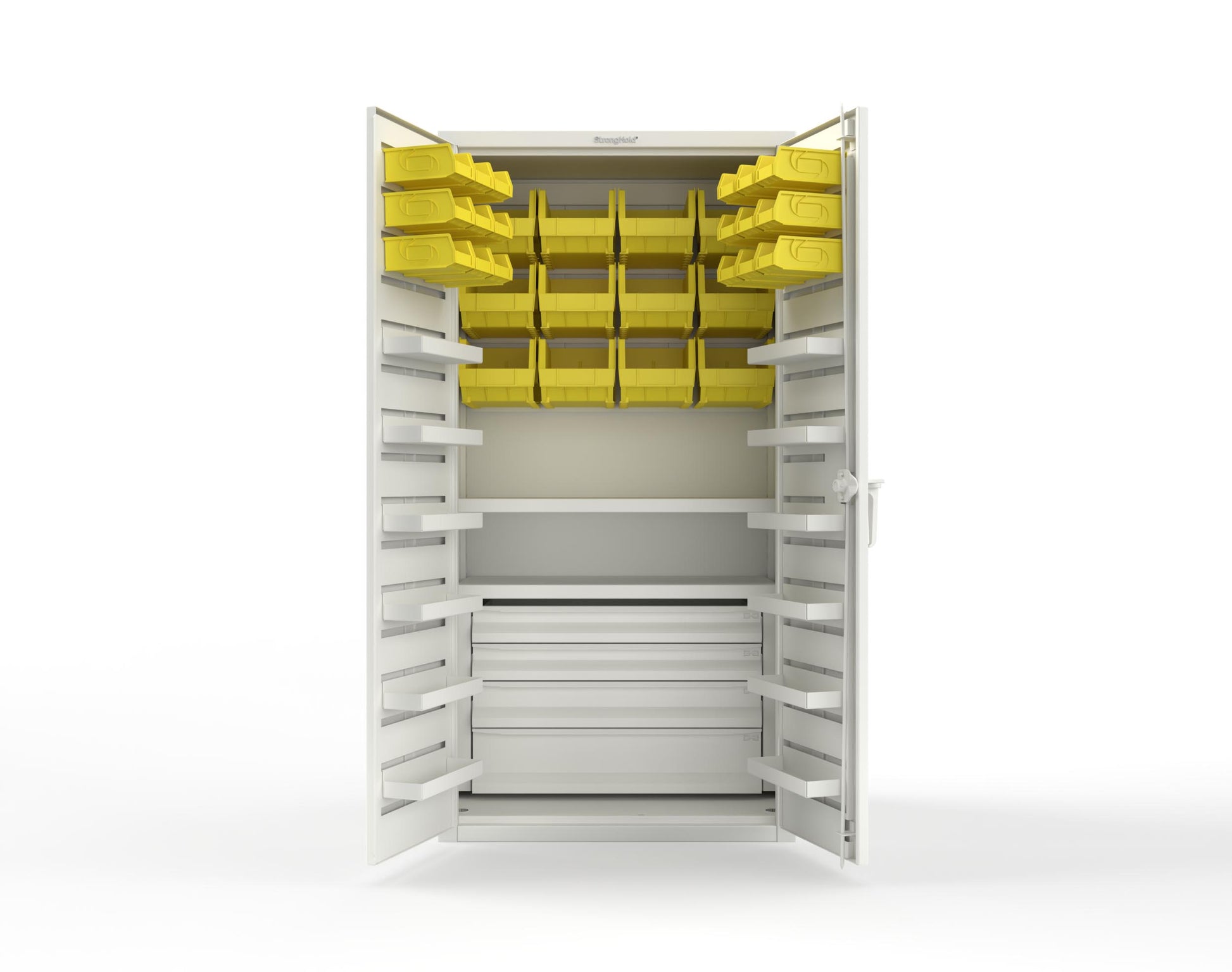 White (RAL 9003) / Yellow (RAL 1021)