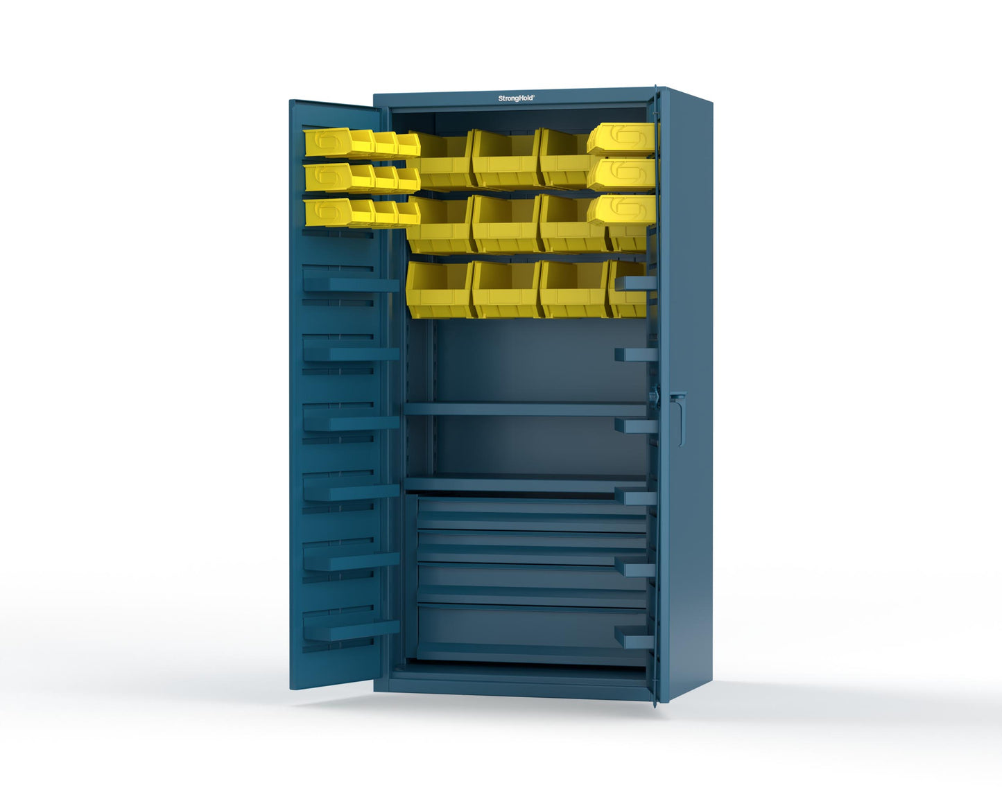 Blue (RAL 5001) / Yellow (RAL 1021)