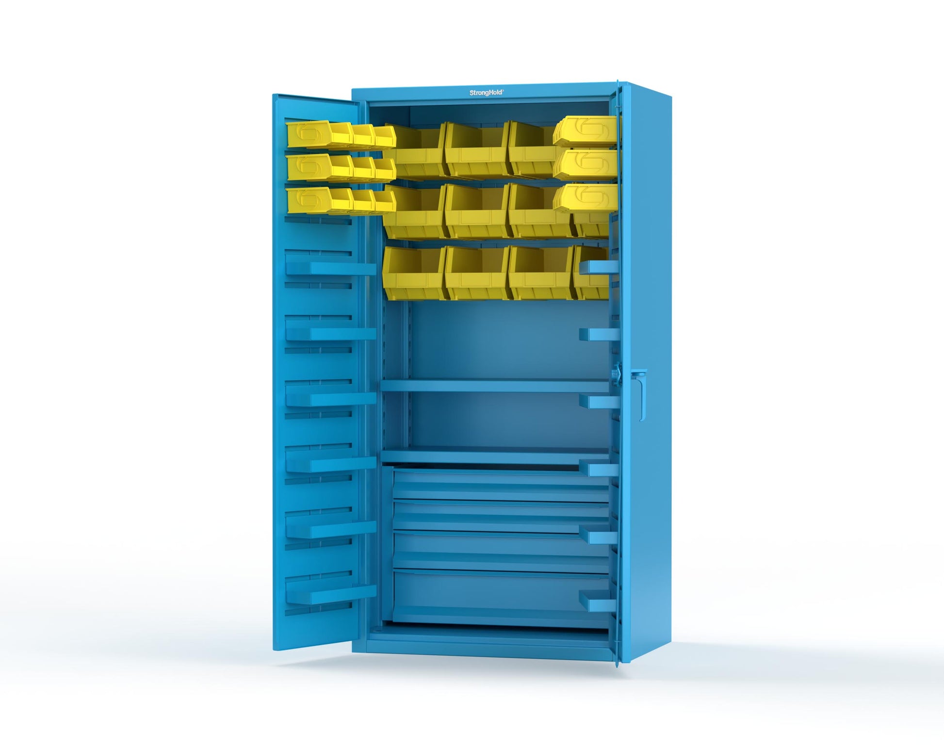 Light Blue (RAL 5012) / Yellow (RAL 1021)