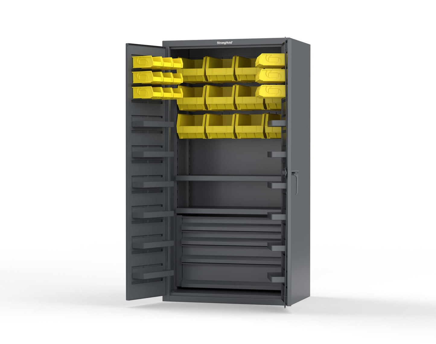 Dark Gray (RAL 7024) / Yellow (RAL 1021)