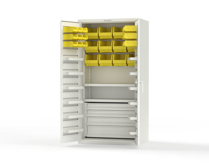 White (RAL 9003) / Yellow (RAL 1021)