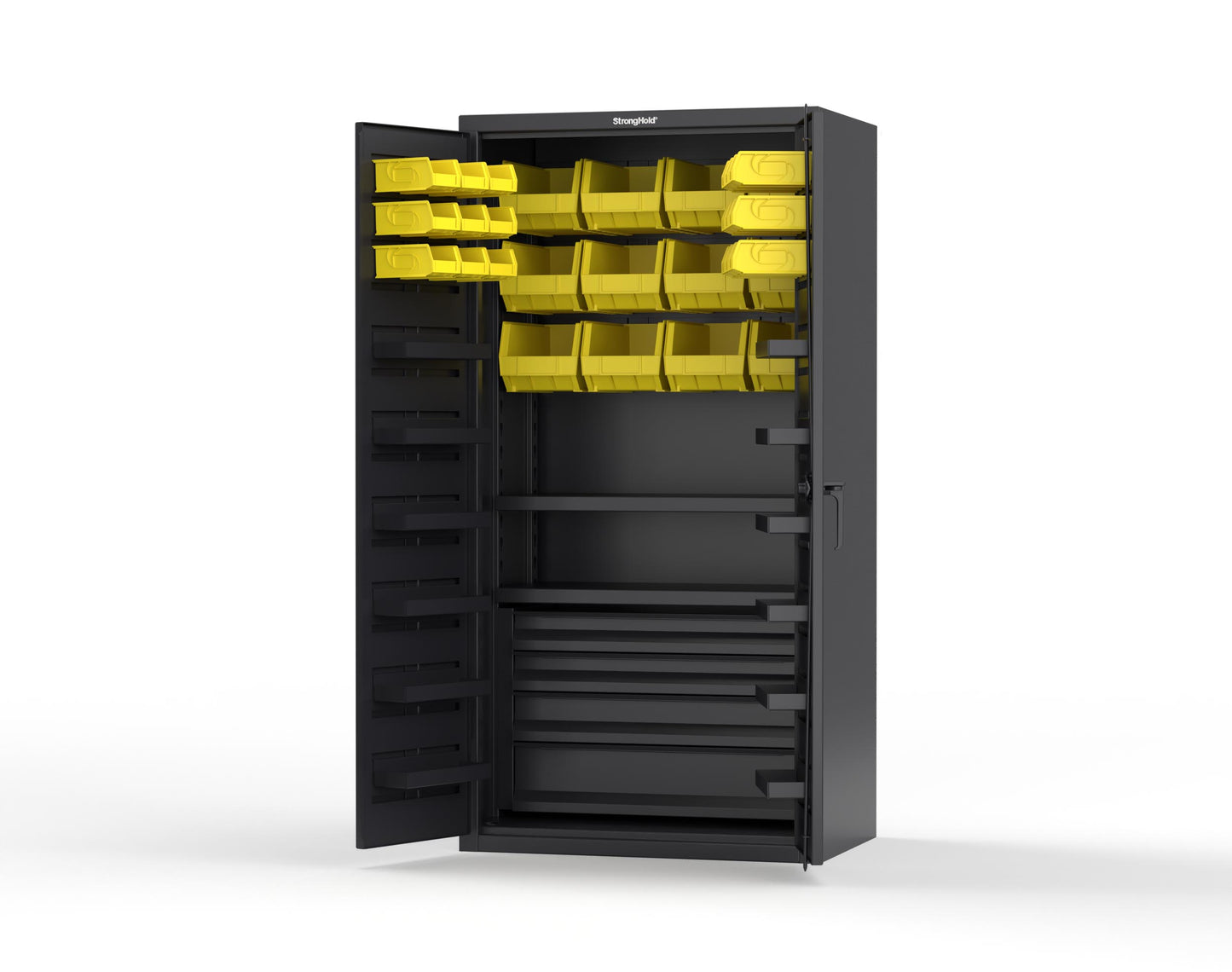 Black (RAL 9005) / Yellow (RAL 1021)