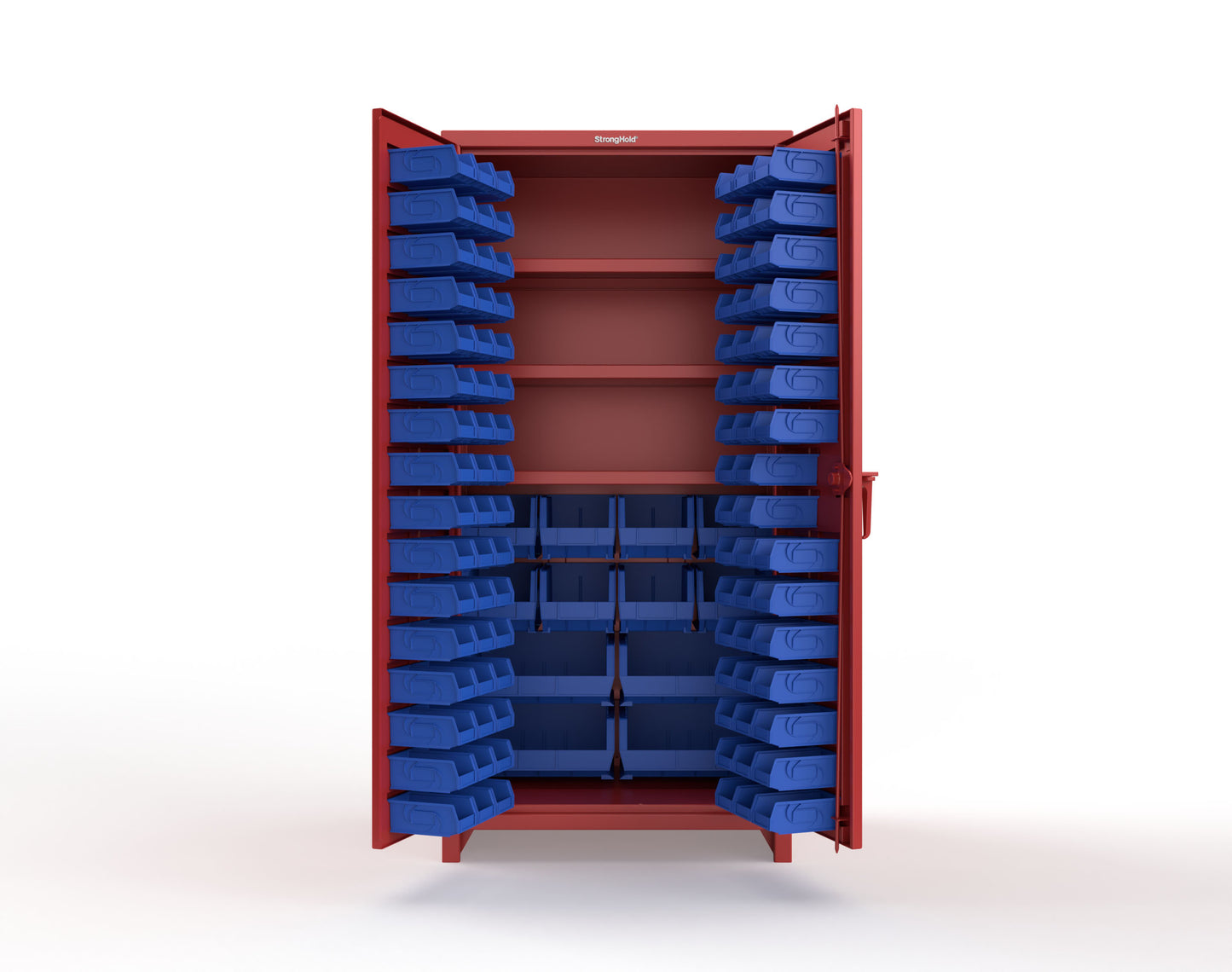 Red (RAL 3001) / Blue (RAL 5001)