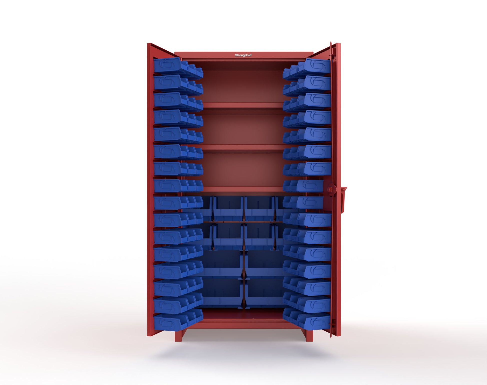 Red (RAL 3001) / Blue (RAL 5001)