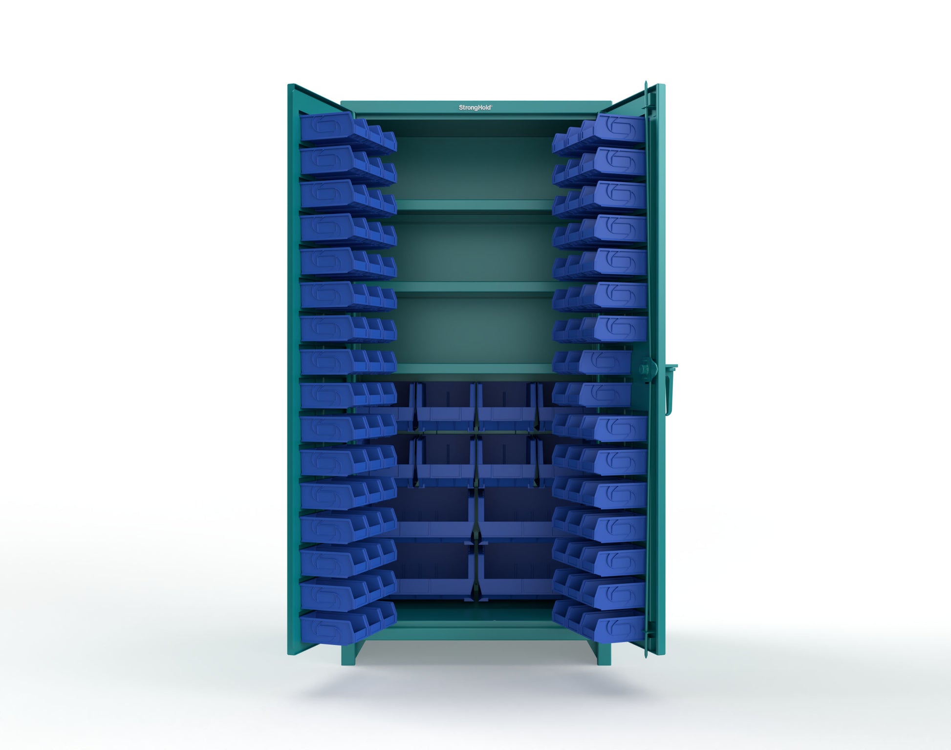 Teal (RAL 5021) / Blue (RAL 5001)