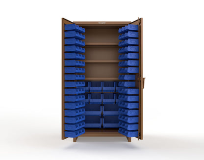 Brown (RAL 8008) / Blue (RAL 5001)