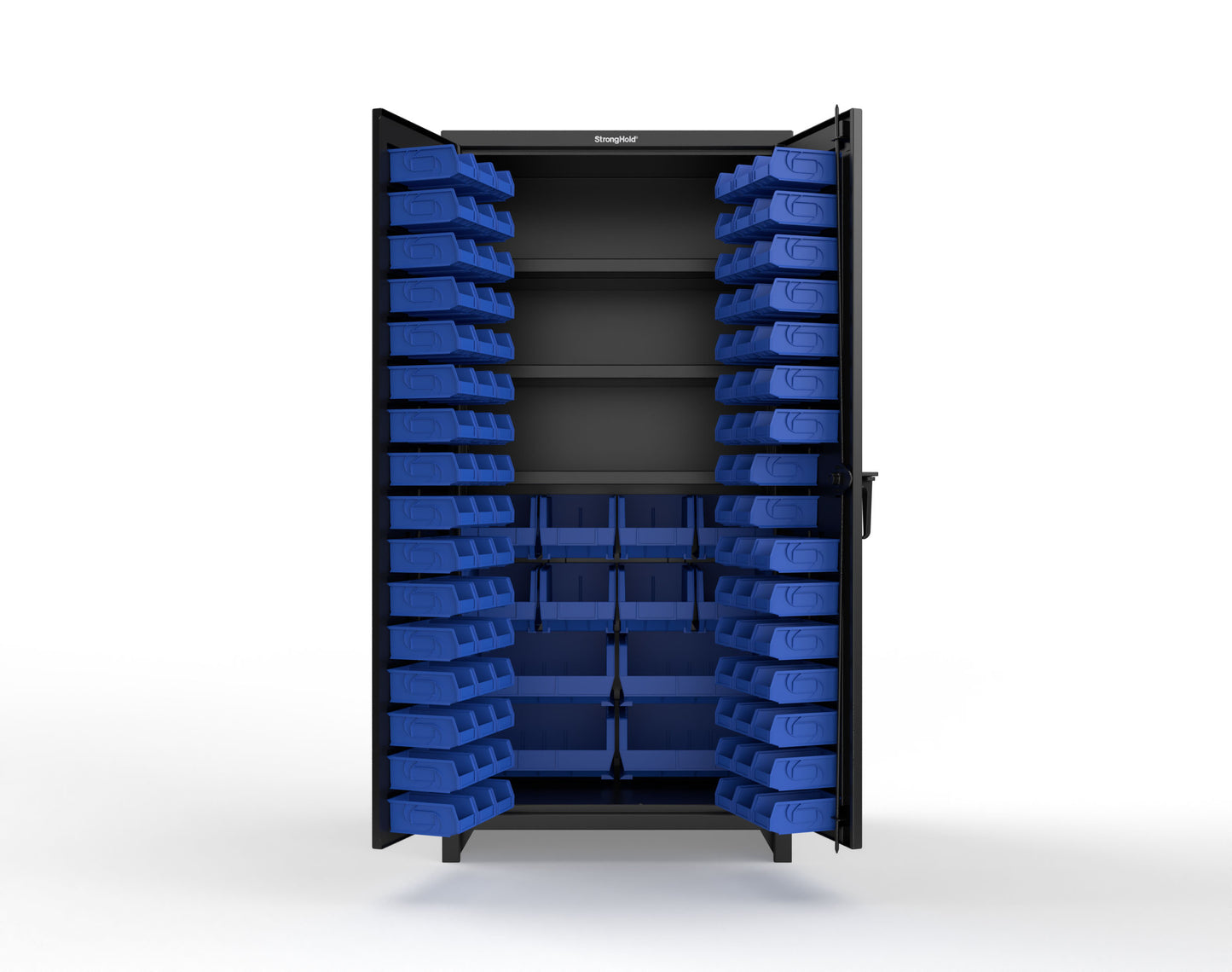 Black (RAL 9005) / Blue (RAL 5001)