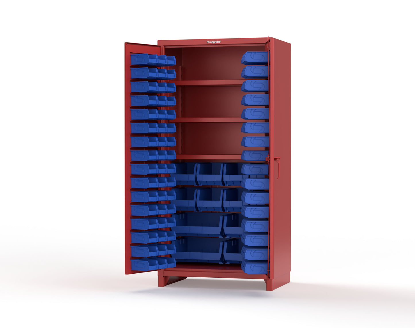 Red (RAL 3001) / Blue (RAL 5001)