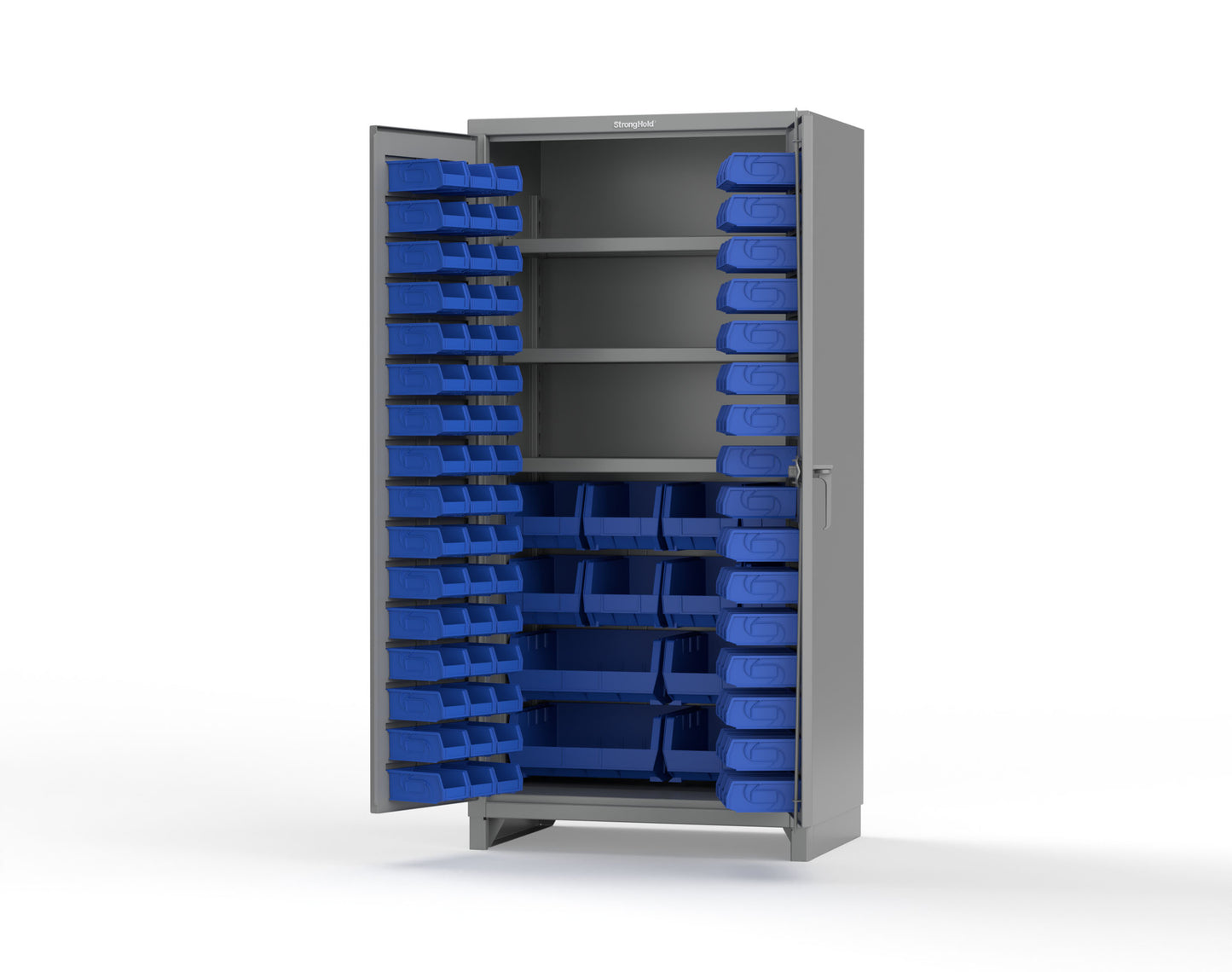 Dusty Gray (RAL 7037) / Blue (RAL 5001)