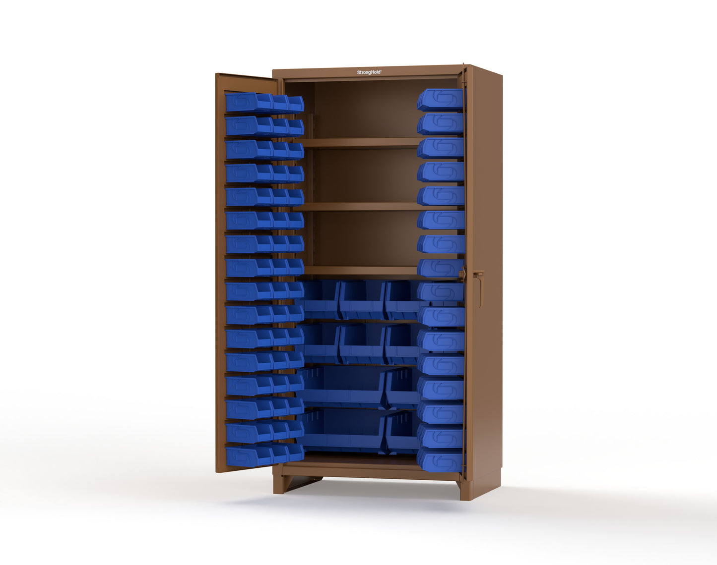 Brown (RAL 8008) / Blue (RAL 5001)