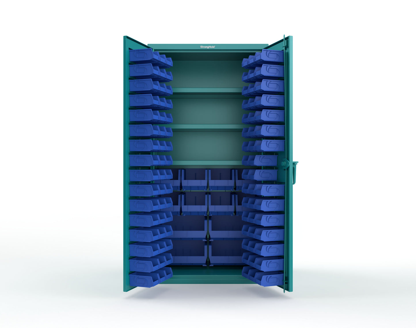 Teal (RAL 5021) / Blue (RAL 5001)