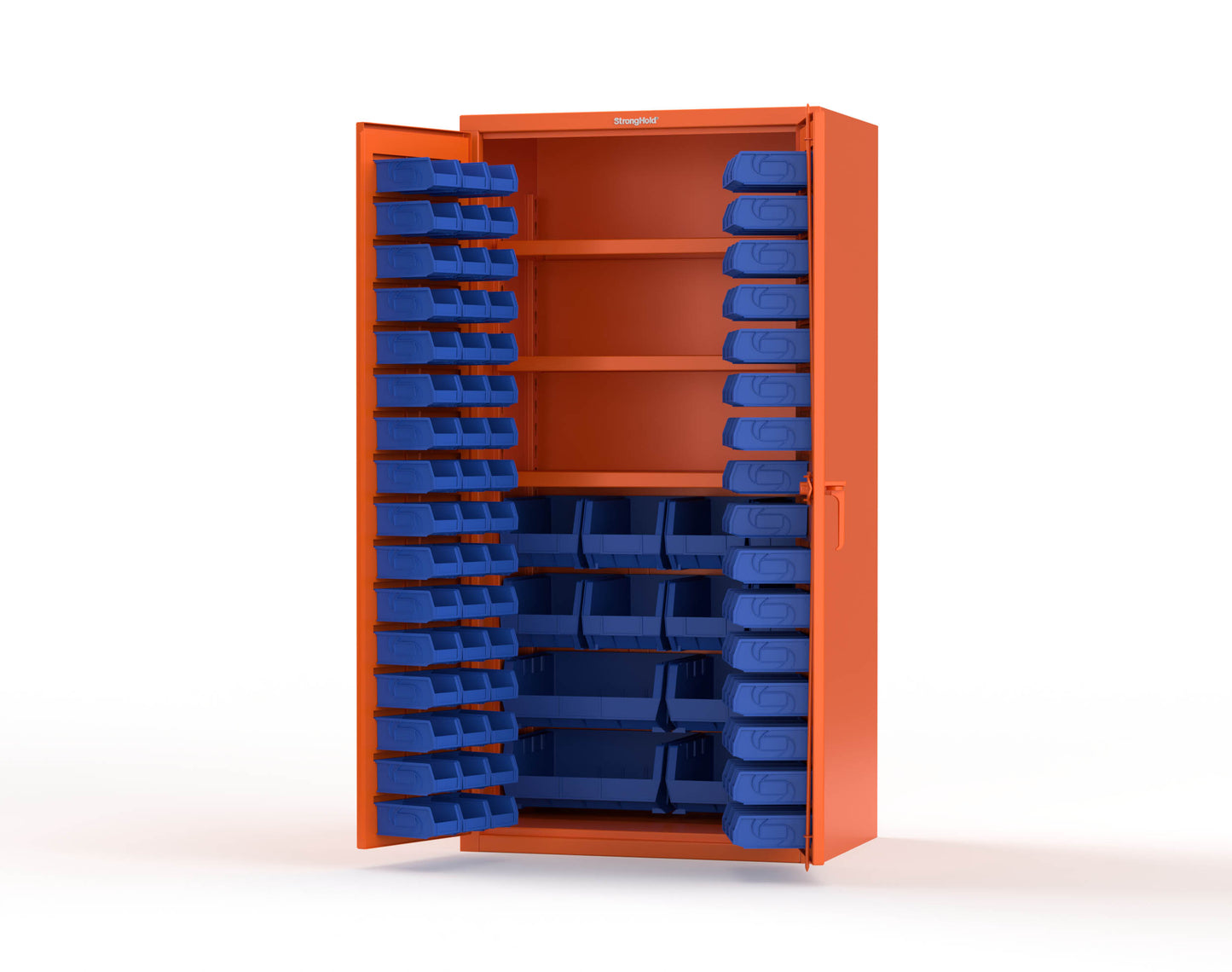 Orange (RAL 2009) / Blue (RAL 5001)