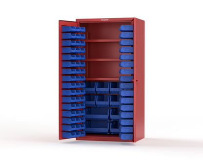 Red (RAL 3001) / Blue (RAL 5001)