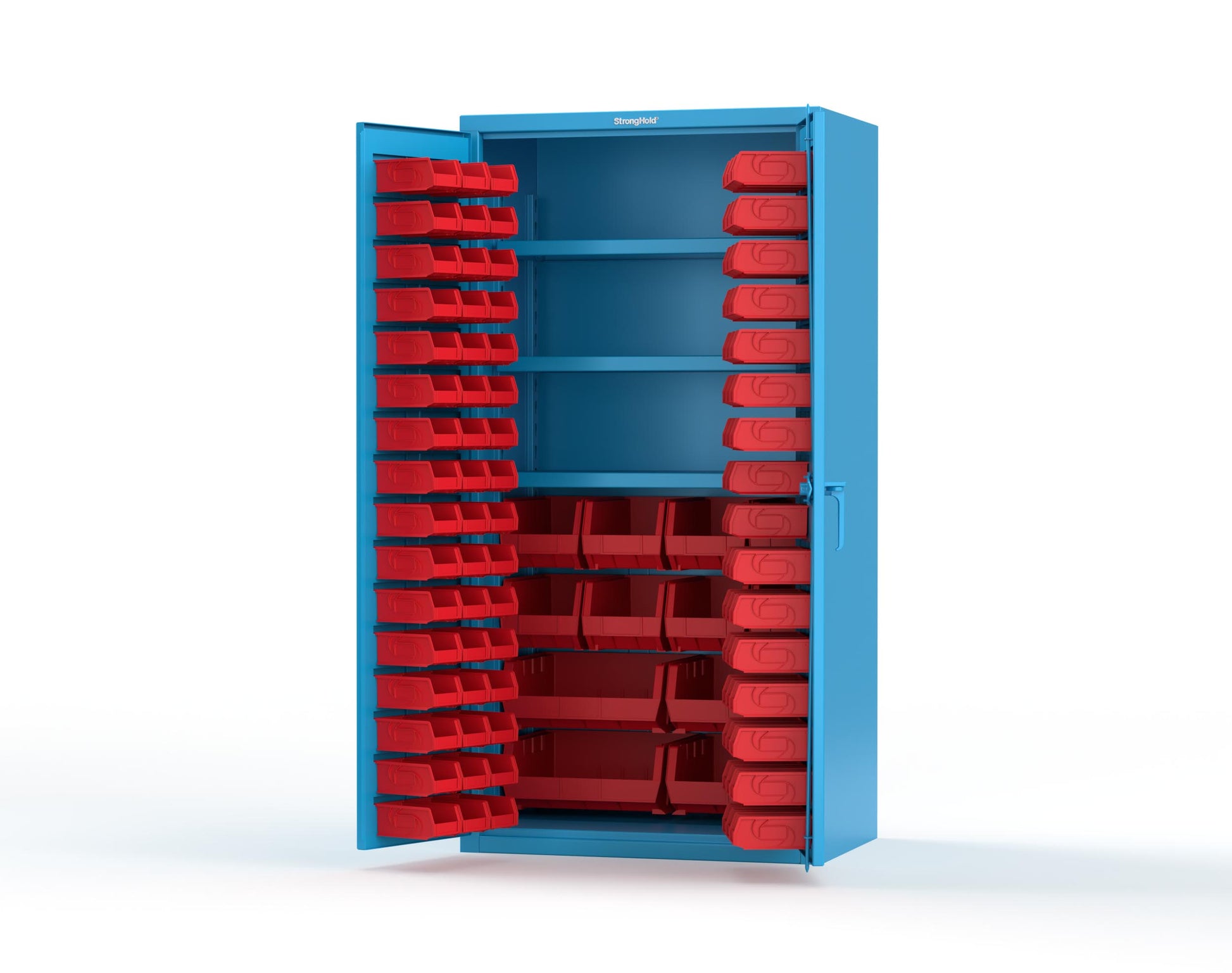 Light Blue (RAL 5012) / Red (RAL 3001)