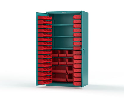 Teal (RAL 5021) / Red (RAL 3001)