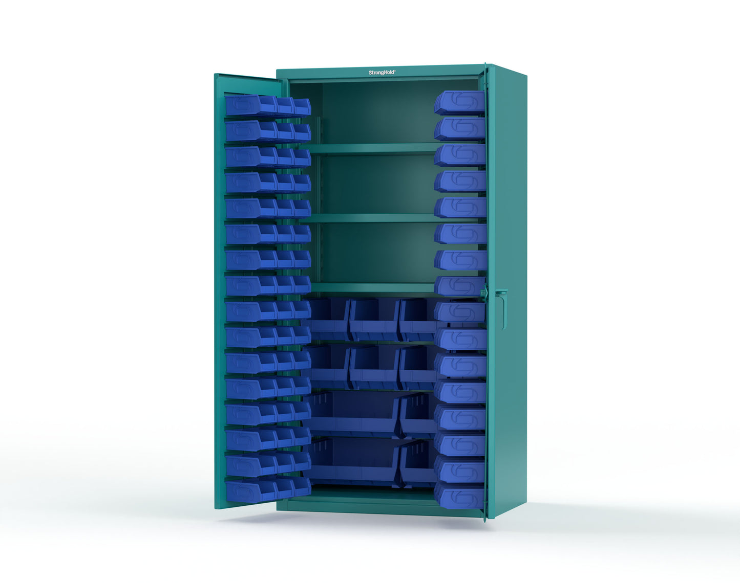 Teal (RAL 5021) / Blue (RAL 5001)