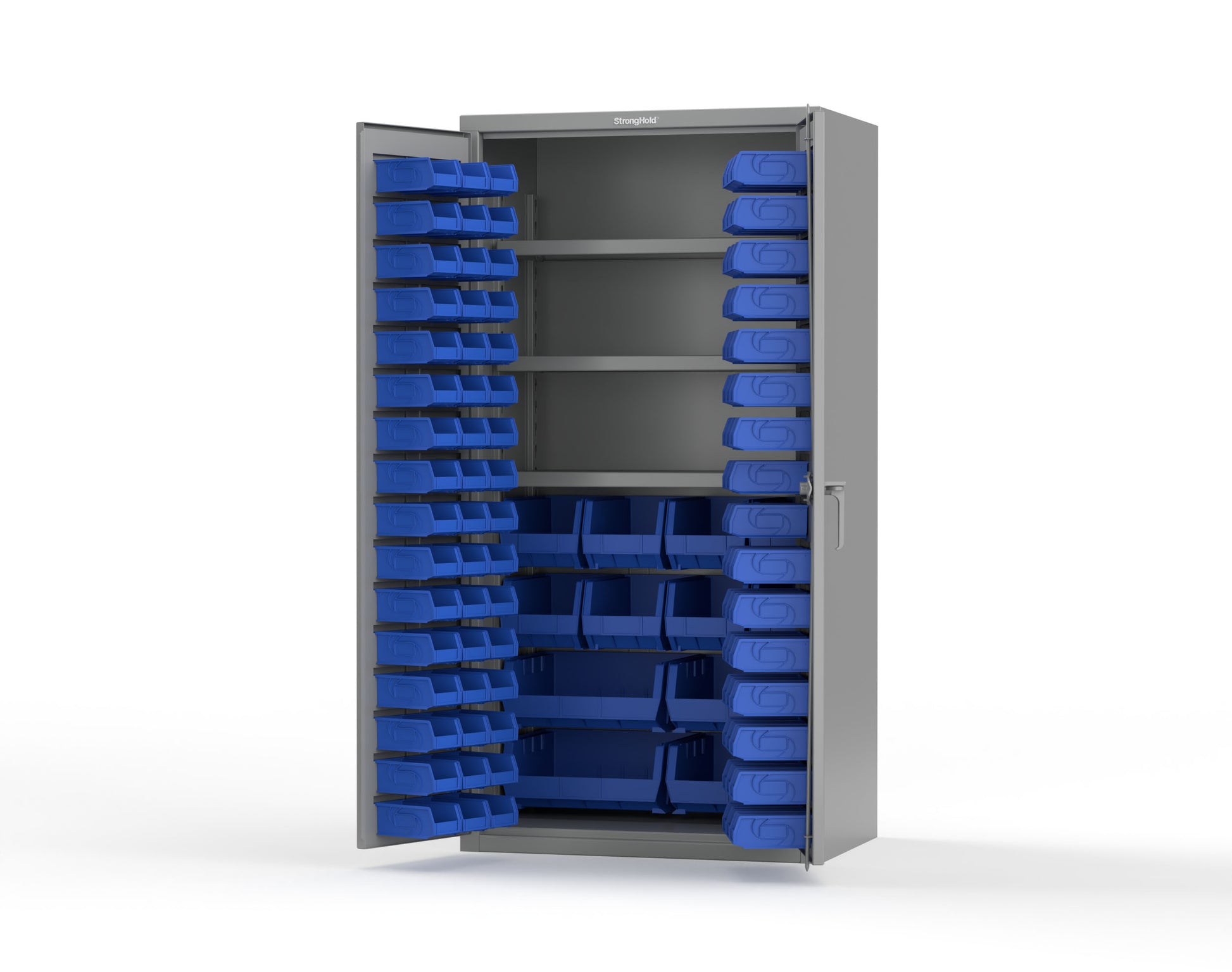 Dusty Gray (RAL 7037) / Blue (RAL 5001)