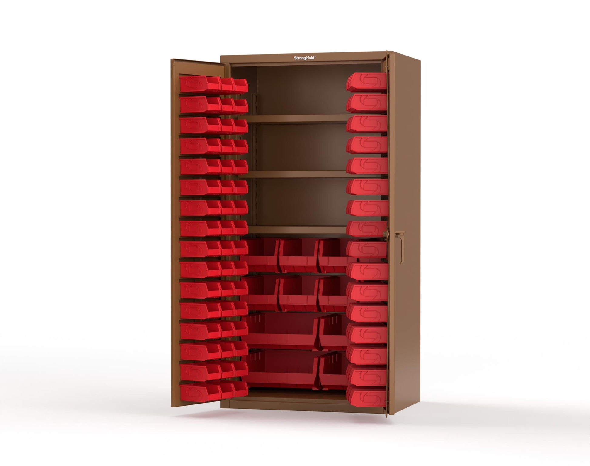 Brown (RAL 8008) / Red (RAL 3001)