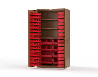 Brown (RAL 8008) / Red (RAL 3001)