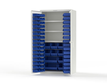 White (RAL 9003) / Blue (RAL 5001)