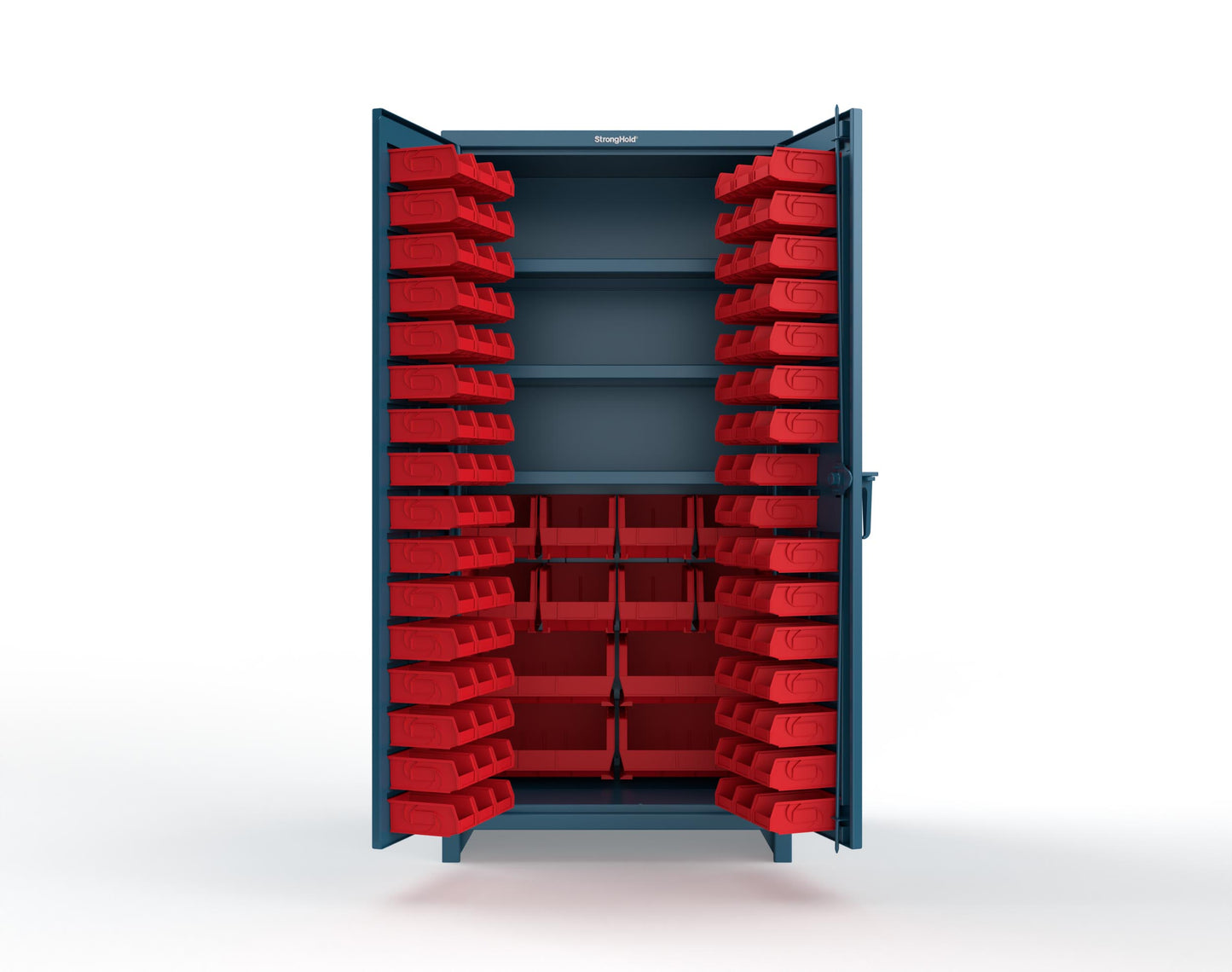 Blue (RAL 5001) / Red (RAL 3001)