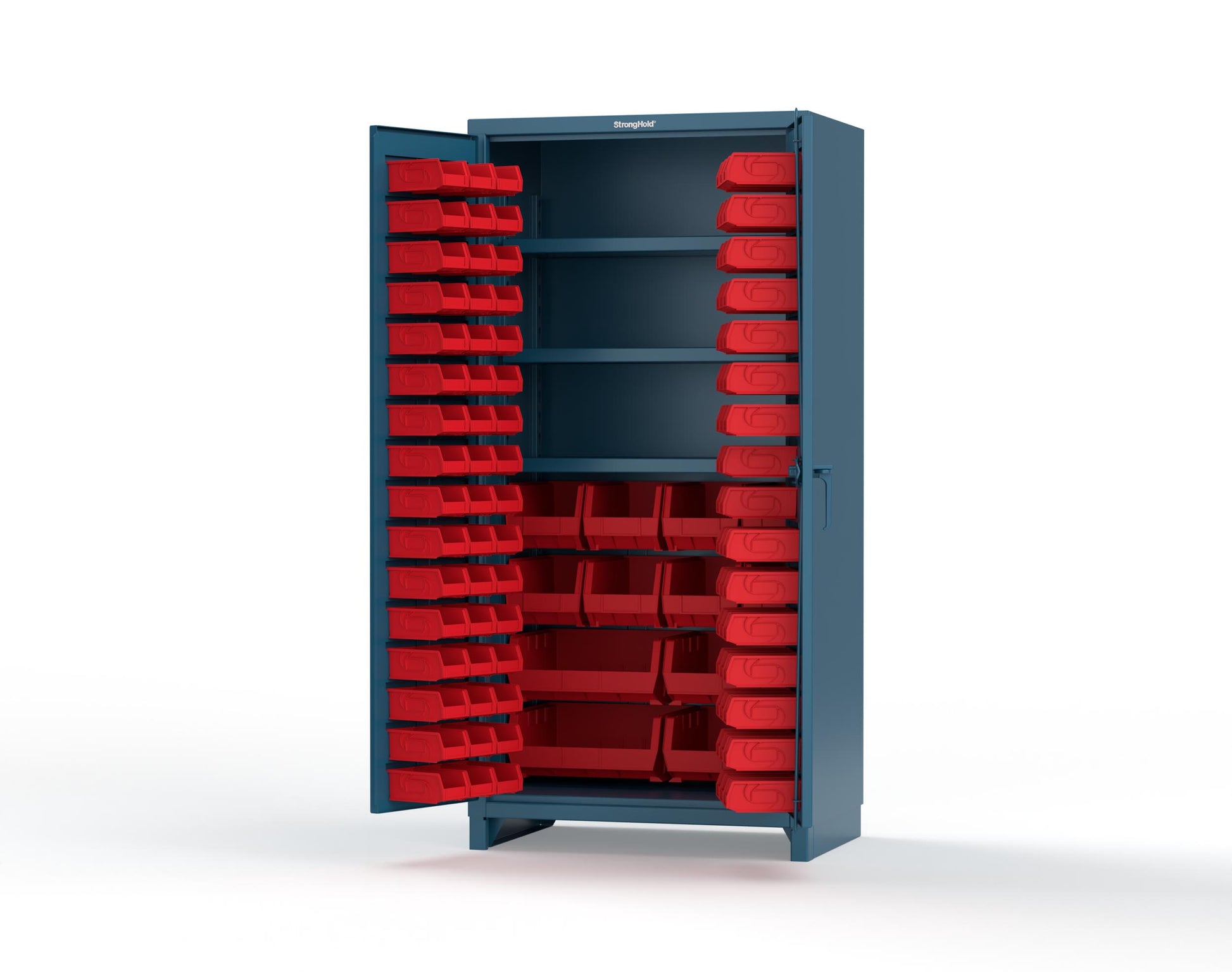 Blue (RAL 5001) / Red (RAL 3001)