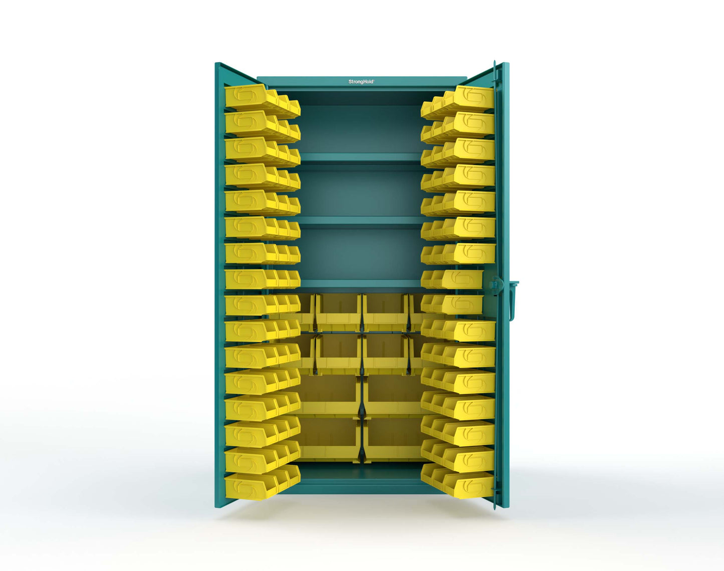 Teal (RAL 5021) / Yellow (RAL 1021)