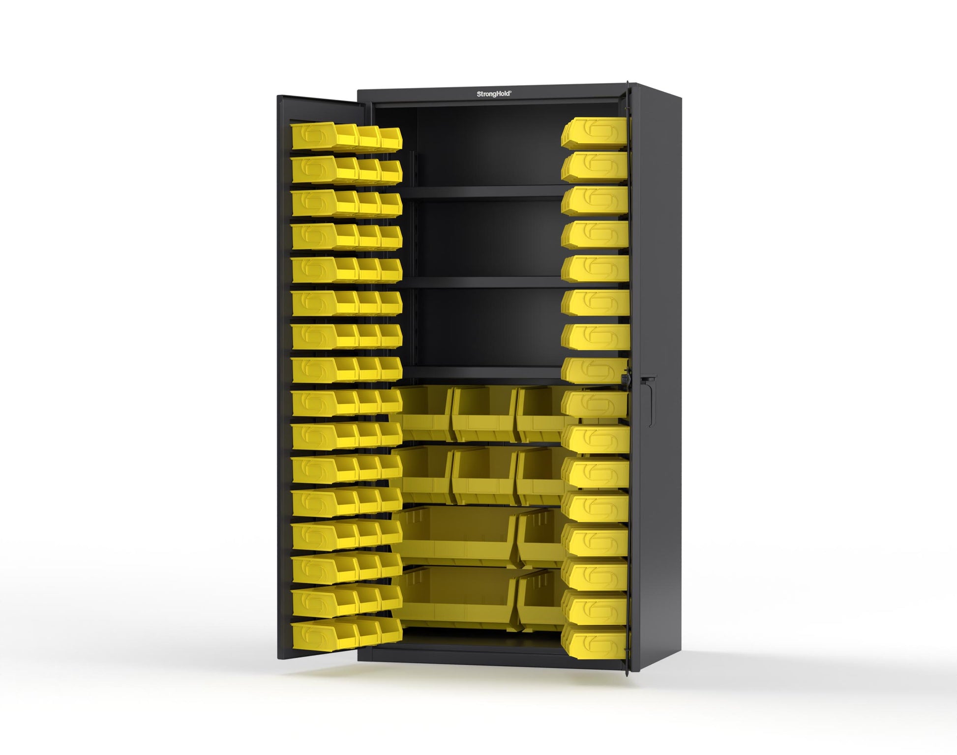 Black (RAL 9005) / Yellow (RAL 1021)