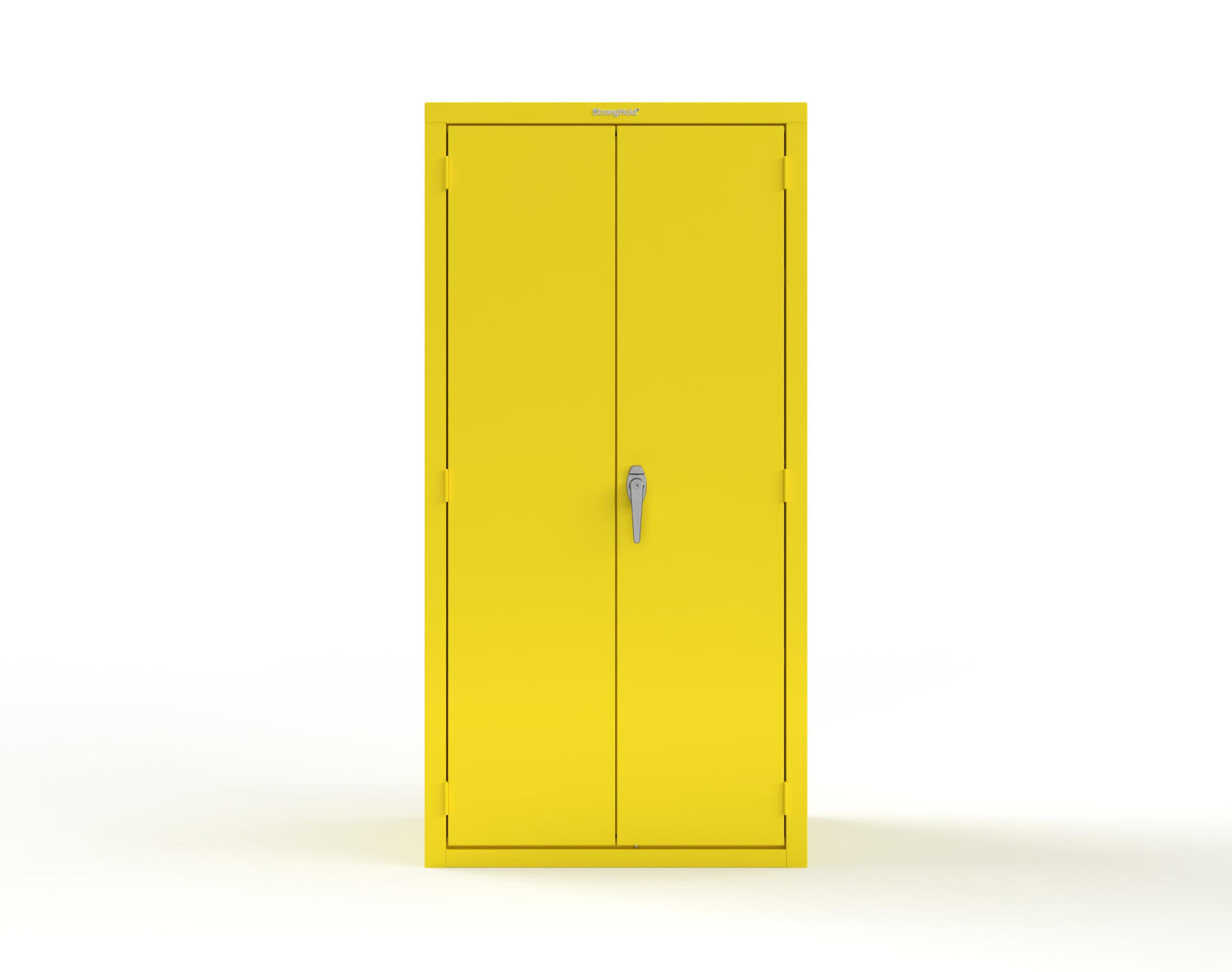 Heavy Duty 18 GA Janitorial Cabinet with 3 half Shelves - 36 in. W x 24 in. D x 72 in. H - 36-BC-243-P-1021