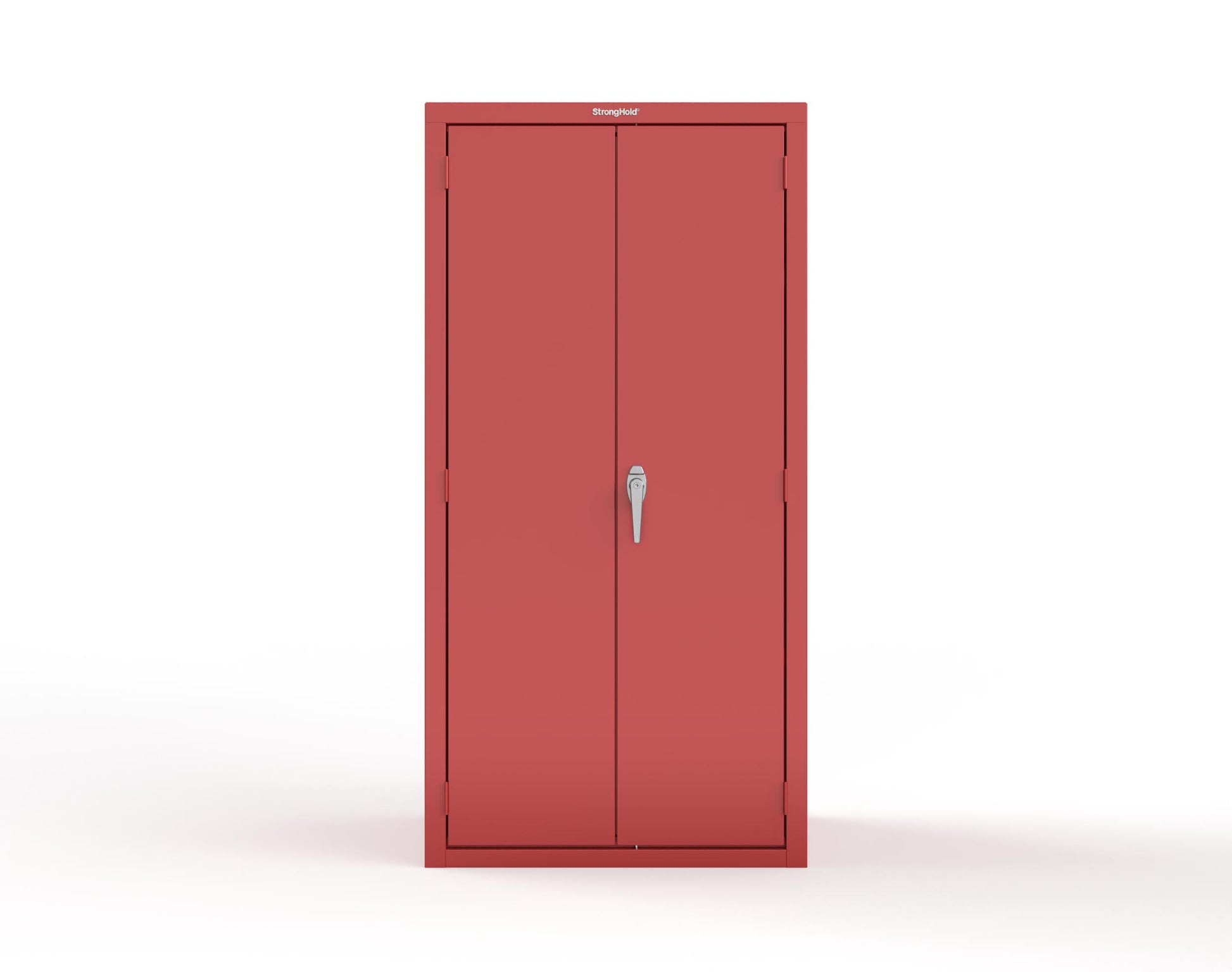 Heavy Duty 18 GA Janitorial Cabinet with 3 half Shelves - 36 in. W x 24 in. D x 72 in. H - 36-BC-243-P-3001
