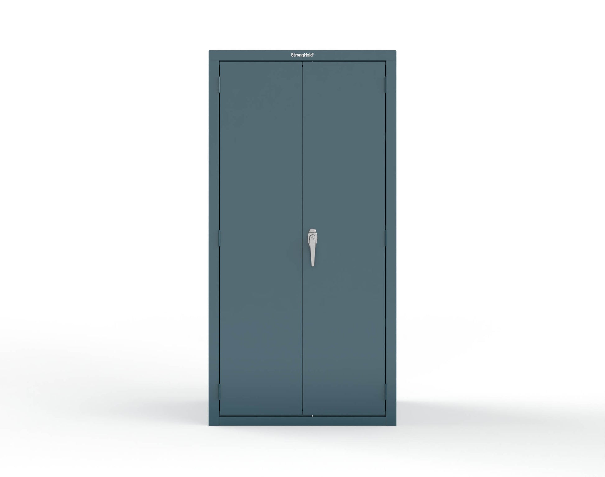 Heavy Duty 18 GA Janitorial Cabinet with 3 half Shelves - 36 in. W x 24 in. D x 72 in. H - 36-BC-243-P-5001