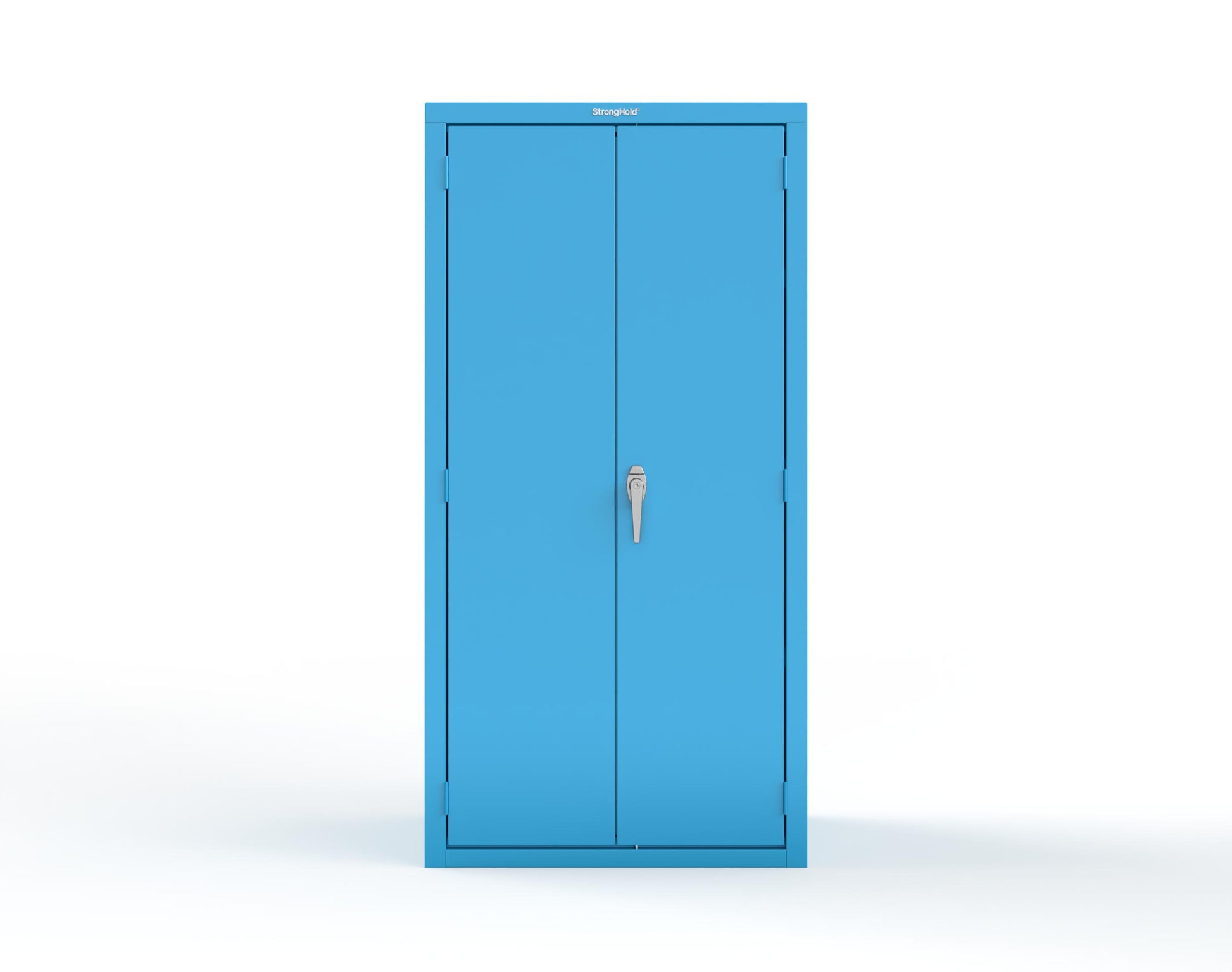 Heavy Duty 18 GA Janitorial Cabinet with 3 half Shelves - 36 in. W x 24 in. D x 72 in. H - 36-BC-243-P-5012