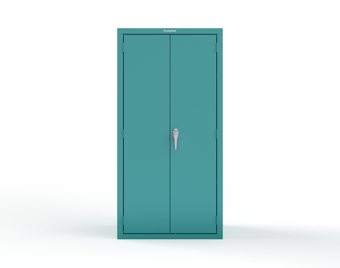 Heavy Duty 18 GA Janitorial Cabinet with 3 half Shelves - 36 in. W x 24 in. D x 72 in. H - 36-BC-243-P-5021