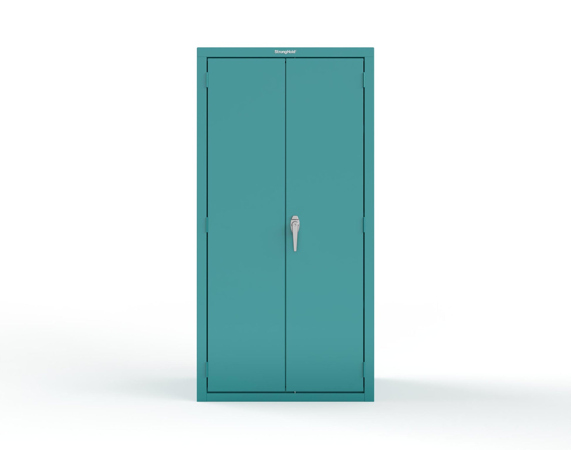 Heavy Duty 18 GA Janitorial Cabinet with 3 half Shelves - 36 in. W x 24 in. D x 72 in. H - 36-BC-243-P-5021